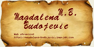 Magdalena Budojević vizit kartica